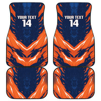 Custom Netherlands 2026 Football Car Mats Go Oranje Majestic Lion