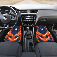 Custom Netherlands 2026 Football Car Mats Go Oranje Majestic Lion