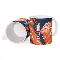 Custom Netherlands 2026 Football Ceramic Mug Go Oranje Majestic Lion