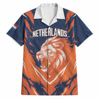 Custom Netherlands 2026 Football Hawaiian Shirt Go Oranje Majestic Lion