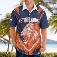 Custom Netherlands 2026 Football Hawaiian Shirt Go Oranje Majestic Lion