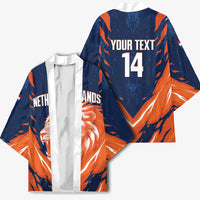 Custom Netherlands 2026 Football Kimono Go Oranje Majestic Lion