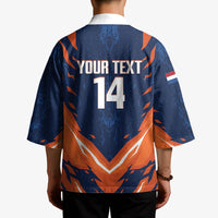Custom Netherlands 2026 Football Kimono Go Oranje Majestic Lion