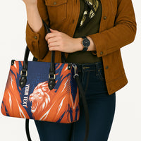 Custom Netherlands 2026 Football Leather Bag Go Oranje Majestic Lion