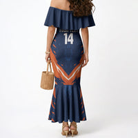 Custom Netherlands 2026 Football Mermaid Dress Go Oranje Majestic Lion
