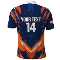 Custom Netherlands 2026 Football Polo Shirt Go Oranje Majestic Lion