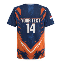 Custom Netherlands 2026 Football Rugby Jersey Go Oranje Majestic Lion