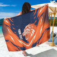 Custom Netherlands 2026 Football Sarong Go Oranje Majestic Lion