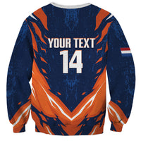Custom Netherlands 2026 Football Sweatshirt Go Oranje Majestic Lion