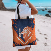 Custom Netherlands 2026 Football Tote Bag Go Oranje Majestic Lion