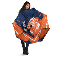 Custom Netherlands 2026 Football Umbrella Go Oranje Majestic Lion