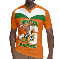 Custom Cote d'Ivoire 2026 Football Rugby Jersey Allez Les Elephant