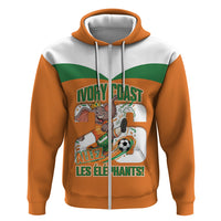 Custom Cote d'Ivoire 2026 Football Zip Hoodie Allez Les Elephant