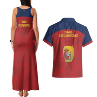 Spain Football Couples Matching Tank Maxi Dress and Hawaiian Shirt 4th We Are The Champions - Wonder Print Shop