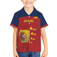Spain Football Family Matching Long Sleeve Bodycon Dress and Hawaiian Shirt 4th We Are The Champions - Wonder Print Shop