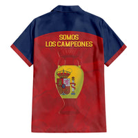 Spain Football Family Matching Short Sleeve Bodycon Dress and Hawaiian Shirt 4th We Are The Champions - Wonder Print Shop