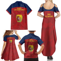 Spain Football Family Matching Summer Maxi Dress and Hawaiian Shirt 4th We Are The Champions - Wonder Print Shop
