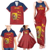 Spain Football Family Matching Tank Maxi Dress and Hawaiian Shirt 4th We Are The Champions - Wonder Print Shop