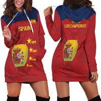 Spain Football Hoodie Dress 4th We Are The Champions - Wonder Print Shop
