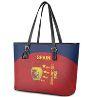 Spain Football Leather Tote Bag 4th We Are The Champions - Wonder Print Shop