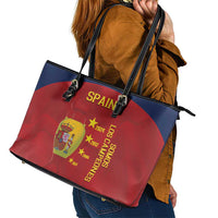 Spain Football Leather Tote Bag 4th We Are The Champions - Wonder Print Shop