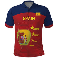 Spain Football Polo Shirt 4th We Are The Champions - Wonder Print Shop