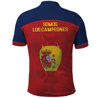 Spain Football Polo Shirt 4th We Are The Champions - Wonder Print Shop