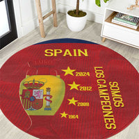 Spain Football Round Carpet 4th We Are The Champions