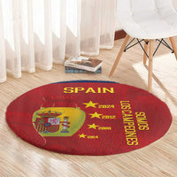 Spain Football Round Carpet 4th We Are The Champions