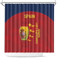 Spain Football Shower Curtain 4th We Are The Champions