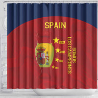 Spain Football Shower Curtain 4th We Are The Champions