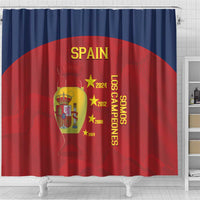 Spain Football Shower Curtain 4th We Are The Champions