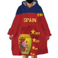 Spain Football Wearable Blanket Hoodie 4th We Are The Champions - Wonder Print Shop