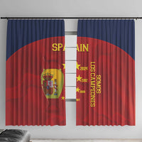 Spain Football Window Curtain 4th We Are The Champions - Wonder Print Shop