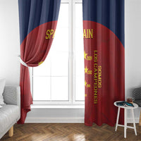 Spain Football Window Curtain 4th We Are The Champions - Wonder Print Shop