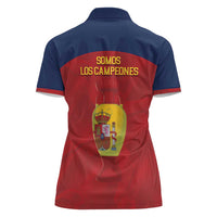 Spain Football Women Polo Shirt 4th We Are The Champions - Wonder Print Shop