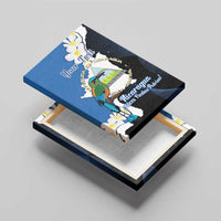 Personalized Nicaragua Independence Day Canvas Wall Art Nicaraguan Guardabarranco Mix Sacuanjoche Flowers - Wonder Print Shop
