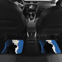 Personalized Nicaragua Independence Day Car Mats Nicaraguan Guardabarranco Mix Sacuanjoche Flowers - Wonder Print Shop