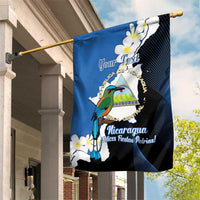Personalized Nicaragua Independence Day Garden Flag Nicaraguan Guardabarranco Mix Sacuanjoche Flowers - Wonder Print Shop