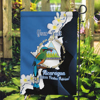 Personalized Nicaragua Independence Day Garden Flag Nicaraguan Guardabarranco Mix Sacuanjoche Flowers - Wonder Print Shop