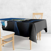 Personalized Nicaragua Independence Day Tablecloth Nicaraguan Guardabarranco Mix Sacuanjoche Flowers - Wonder Print Shop