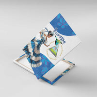 Felices Fiestas Patrias Nicaragua Canvas Wall Art Bailes Nicaraguan Girl - Wonder Print Shop