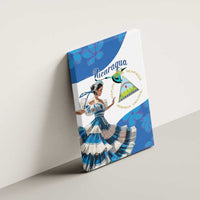 Felices Fiestas Patrias Nicaragua Canvas Wall Art Bailes Nicaraguan Girl - Wonder Print Shop