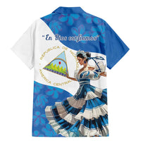 Felices Fiestas Patrias Nicaragua Family Matching Mermaid Dress and Hawaiian Shirt Bailes Nicaraguan Girl - Wonder Print Shop
