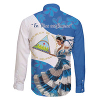 Felices Fiestas Patrias Nicaragua Family Matching Off Shoulder Maxi Dress and Hawaiian Shirt Bailes Nicaraguan Girl - Wonder Print Shop