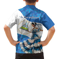 Felices Fiestas Patrias Nicaragua Family Matching Tank Maxi Dress and Hawaiian Shirt Bailes Nicaraguan Girl - Wonder Print Shop