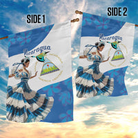 Felices Fiestas Patrias Nicaragua Garden Flag Bailes Nicaraguan Girl - Wonder Print Shop