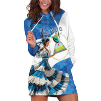 Felices Fiestas Patrias Nicaragua Hoodie Dress Bailes Nicaraguan Girl - Wonder Print Shop