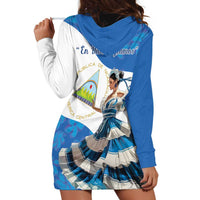 Felices Fiestas Patrias Nicaragua Hoodie Dress Bailes Nicaraguan Girl - Wonder Print Shop