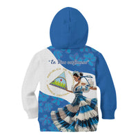 Felices Fiestas Patrias Nicaragua Kid Hoodie Bailes Nicaraguan Girl - Wonder Print Shop